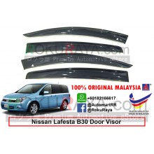 Nissan Lafesta B30 (1st Gen) 2004-2012 AG Door Visor Air Press Wind Deflector (Big 12cm Width)